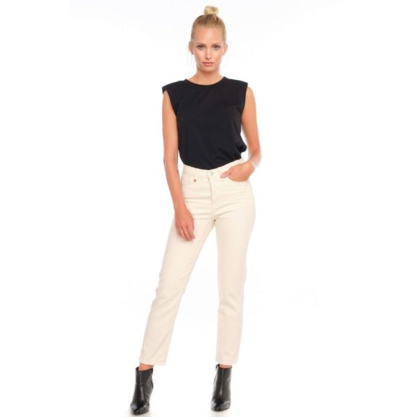 JEANS MOM PATRICIA MFB GREIGE