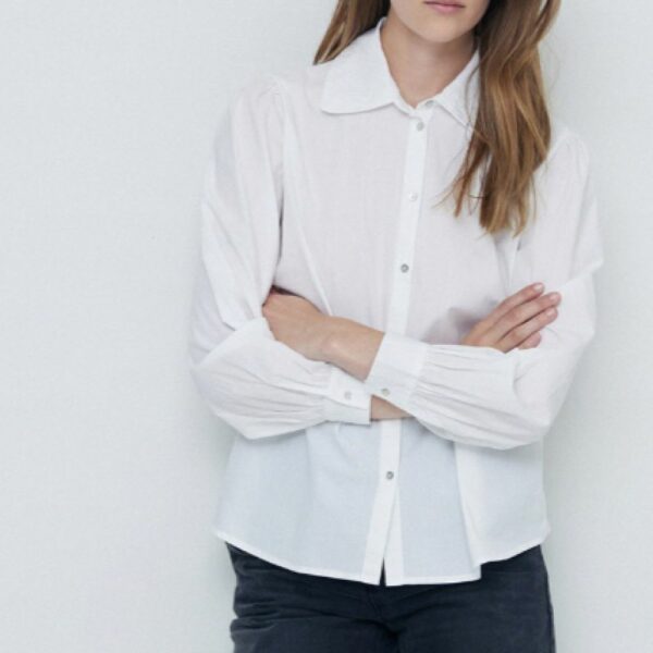 BLOUSE CLARISSE BLANCHE – Image 2