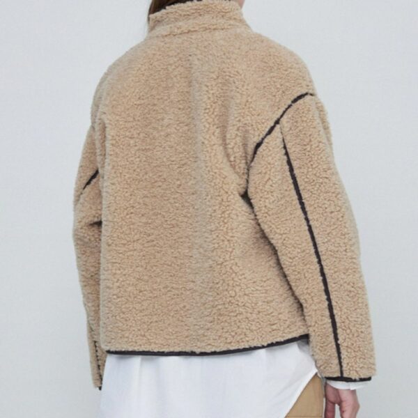 VESTE TEDDY BEIGE – Image 3