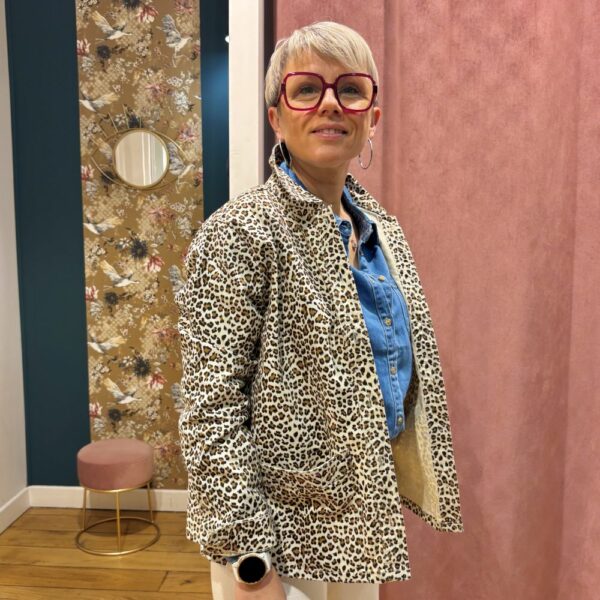 VESTE VIVIAN LEOPARD - F.A.M – Image 2