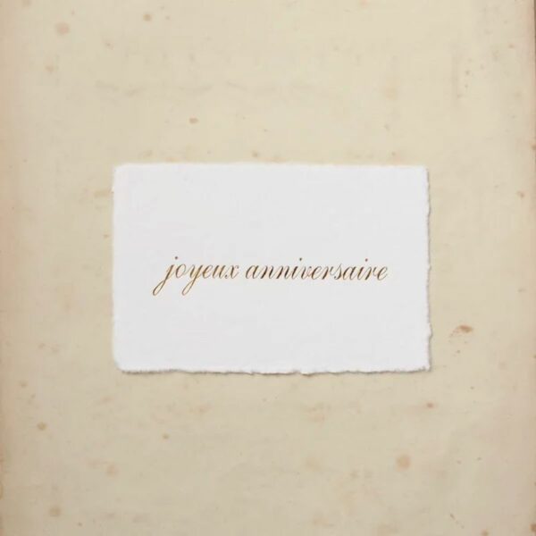 CARTE POSTALE JOYEUX ANNIVERSAIRE / DORE / DELICAT - CINQMAI