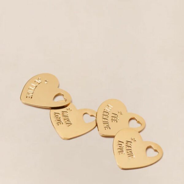 COLLIER CHAINE BOULES DORE' - dorée à l'or fin 24 carats - EMOI EMOI – Image 3