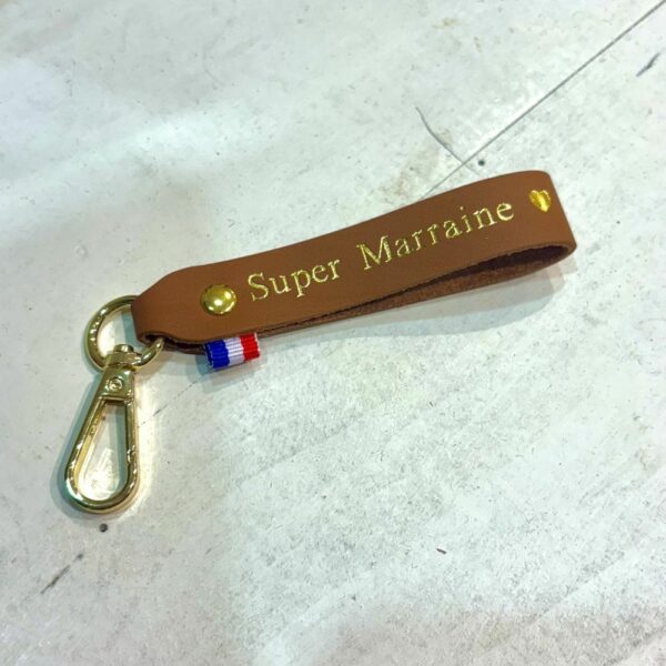 PORTE CLES SUPER MARRAINE