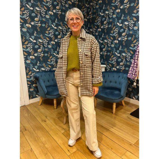MANTEAU KOLORADO MARRON - GARANCE
