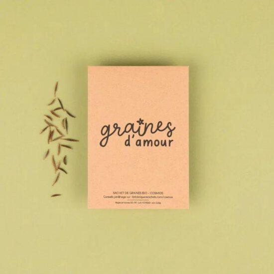 SACHET DE GRAINES "GRAINE D'AMOUR" - LA FABRIQUE A SACHETS