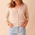 GILET GIULIA ECRU - GARANCE