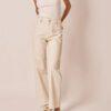 JEANS FAUVE GREIGE - F.A.M