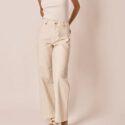 JEANS FAUVE GREIGE - F.A.M