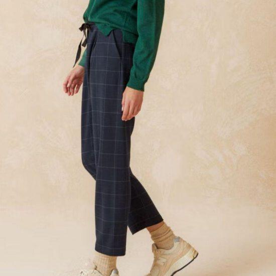 PANTALON GUIGUI MARINE - INDI & COLD – Image 2