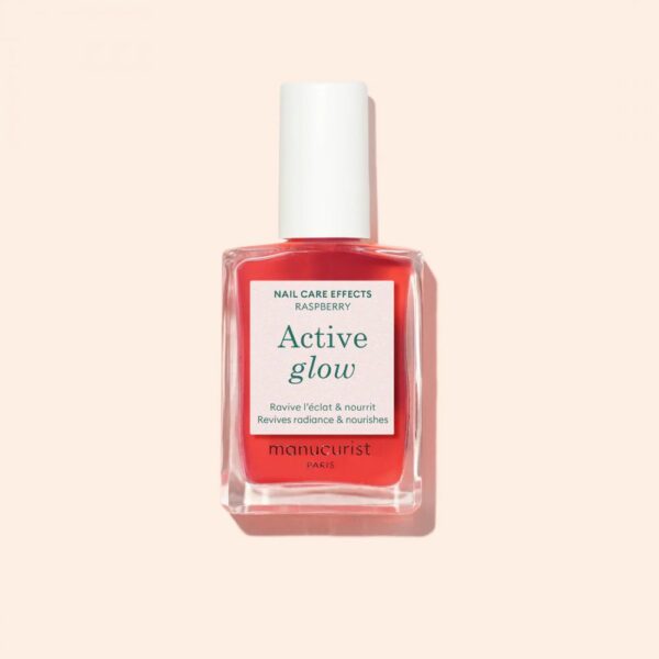 VERNIS SOIN ACTIVE GLOW RASPBERRY - MANUCURIST