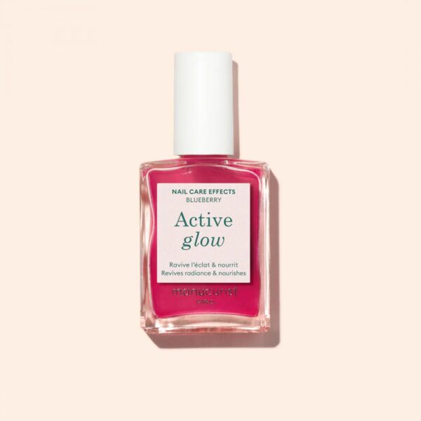 VERNIS SOIN ACTIVE GLOW BLUEBERRY - MANUCURIST