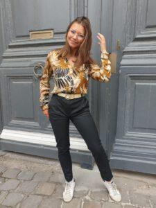 PANTALON PANIER2 NOIR - LA PETITE FRANCAISE
