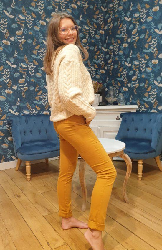 PANTALON JOY MOUTARDE – Image 4