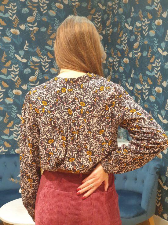 BLOUSE MEKO MARINE - GARANCE – Image 5