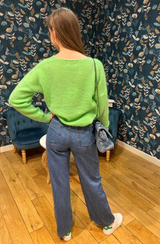 JEANS WIDE FOREST STONE – Image 4