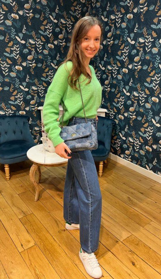 JEANS WIDE FOREST STONE – Image 3
