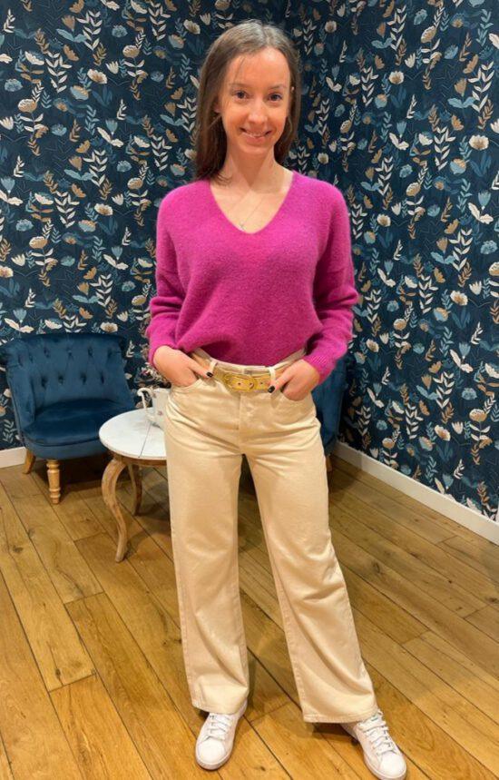 JEANS WIDE FOREST GREIGE – Image 2
