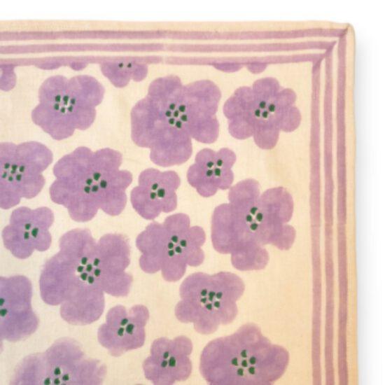 BIG FOULARD LATIKA "FLORA BOLD" LAVANDE – Image 6