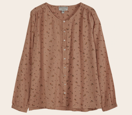 BLOUSE FLORAL PIVOINE – Image 4