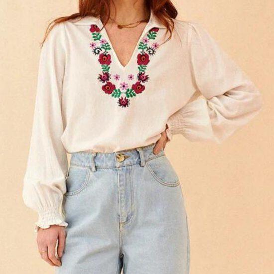 BLOUSE SEA ECRU – Image 3