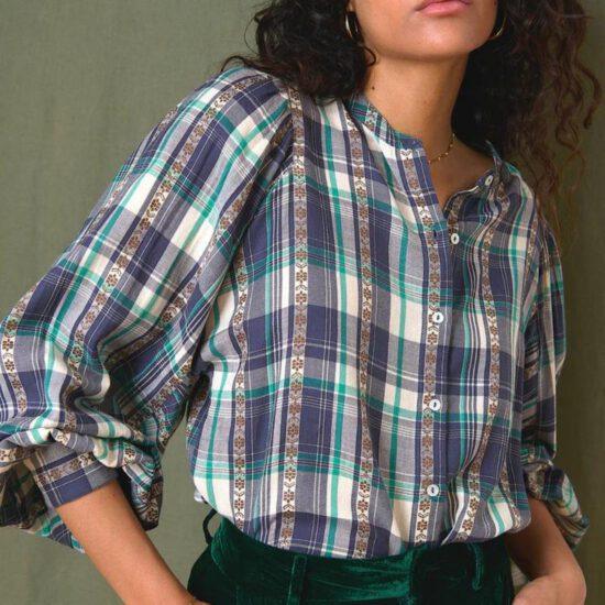 BLOUSE TERESA BLEU