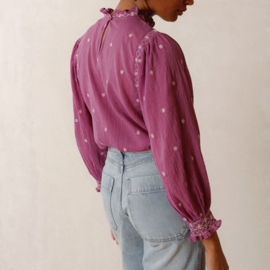 BLOUSE FRANCINE PURPLE – Image 3