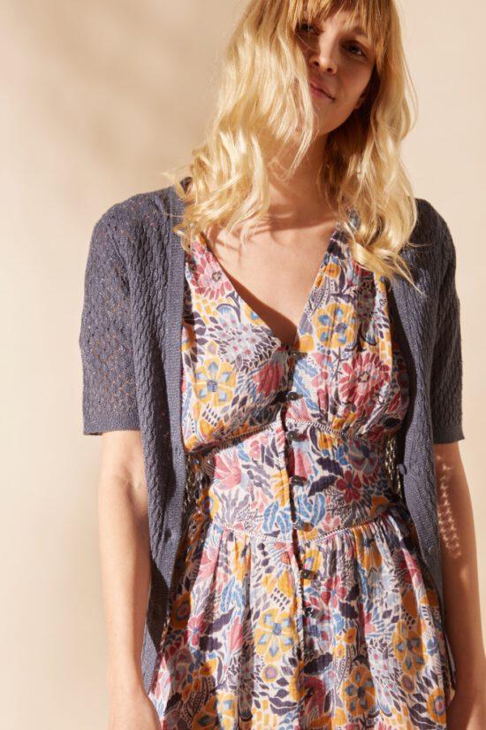 GILET CAYENNE BLEU - LOUIZON – Image 2