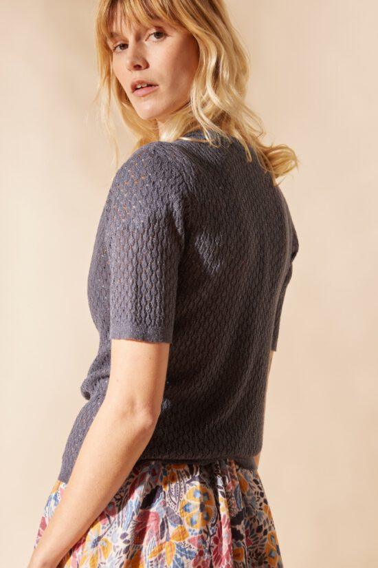 GILET CAYENNE BLEU - LOUIZON – Image 4