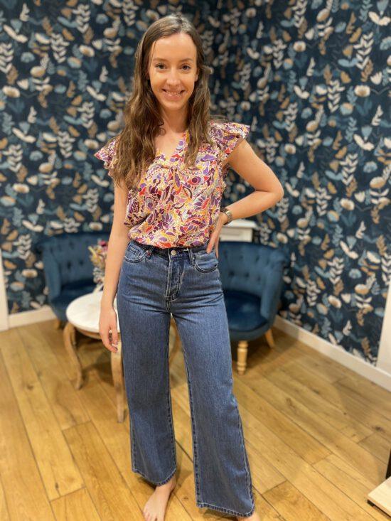 BLOUSE BALANCEE  LILAS