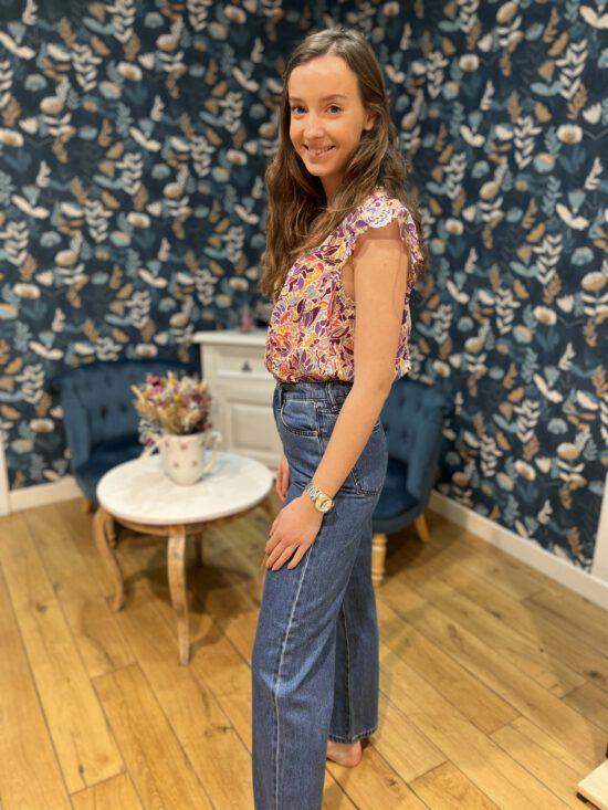 BLOUSE BALANCEE  LILAS – Image 2