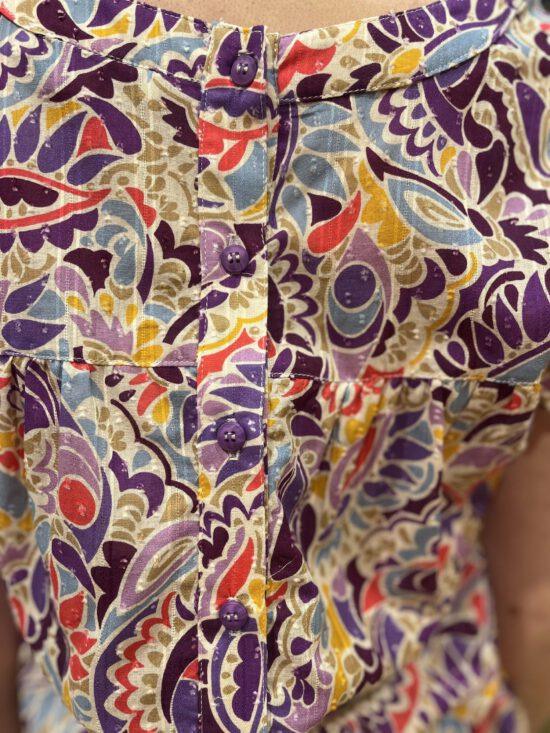 BLOUSE BALANCEE  LILAS – Image 4
