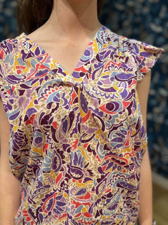 BLOUSE BALANCEE  LILAS – Image 5