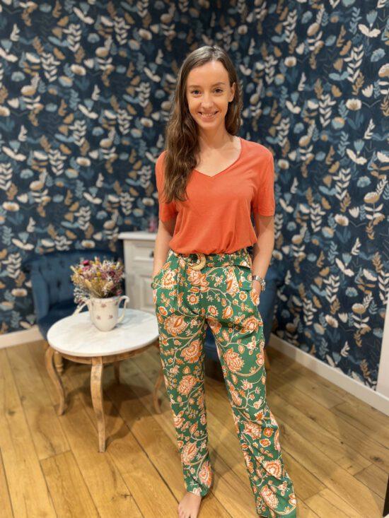 PANTALON PARTICIPANT FLEUR INDIENNE