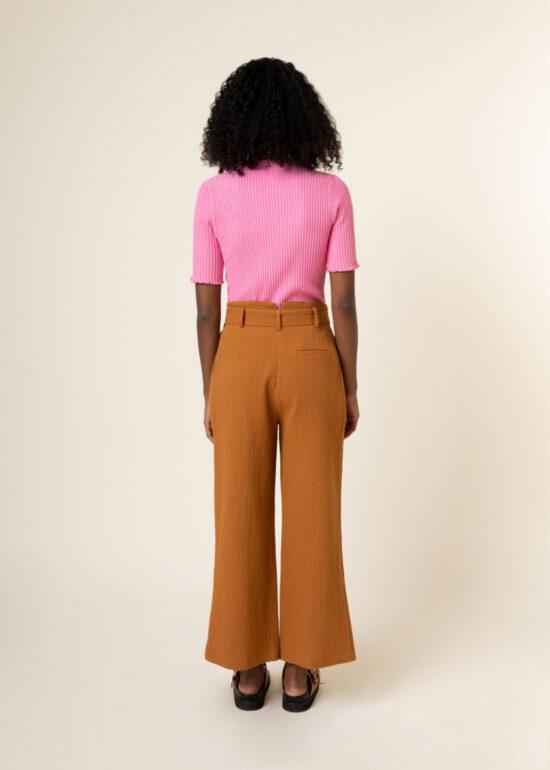 PANTALON GINA OCRE - FRNCH – Image 3