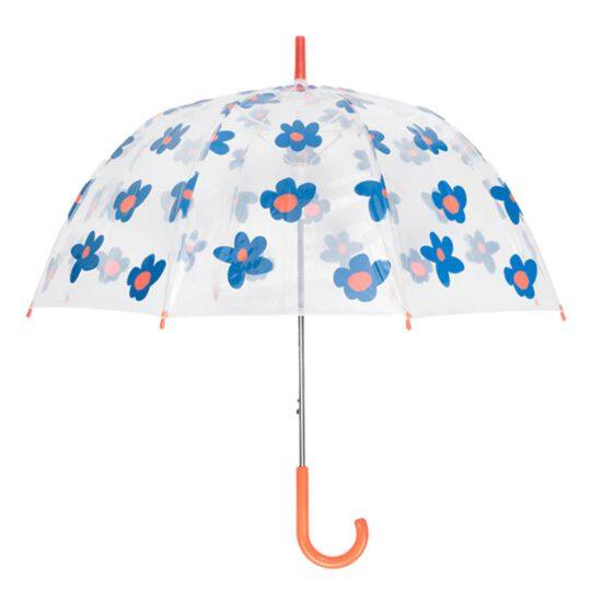 PARAPLUIE FLEURS BLEUES ADULTE – Image 2