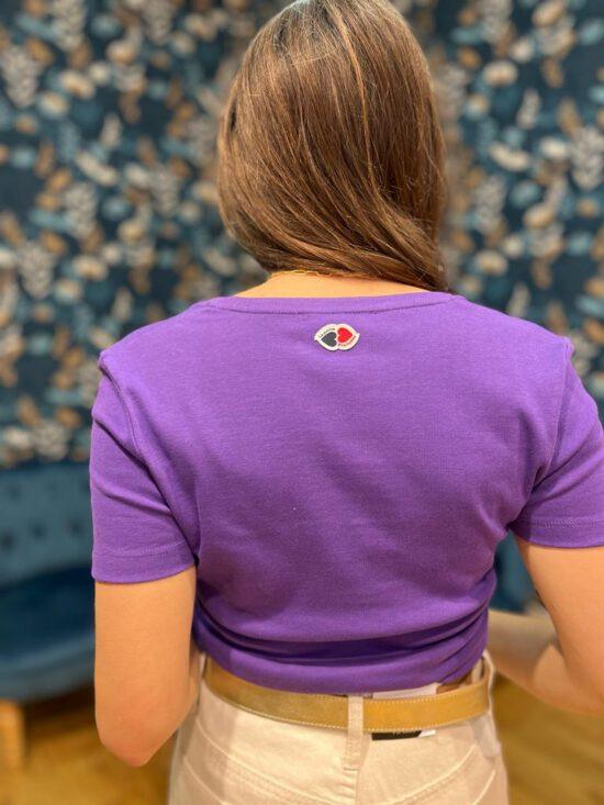 T-SHIRT THIBAULT VIOLET – Image 3