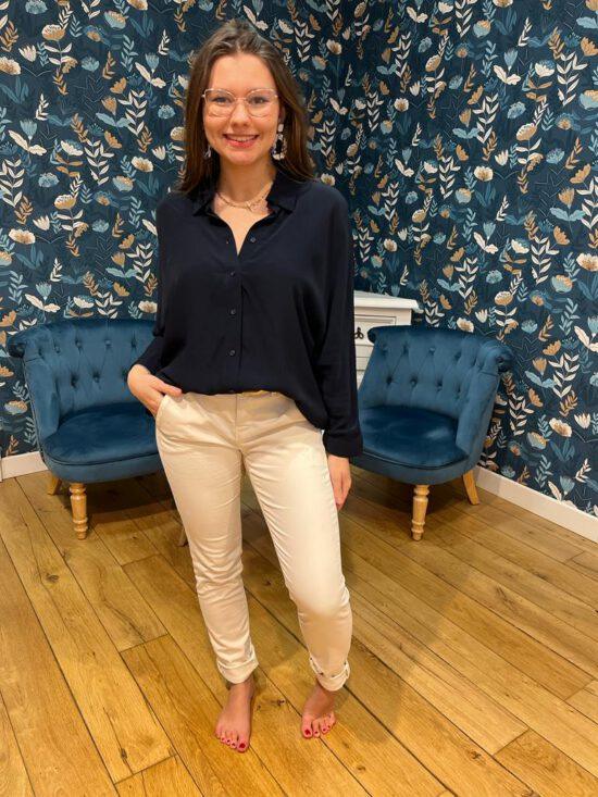 PANTALON JOY IVOIRE – Image 2