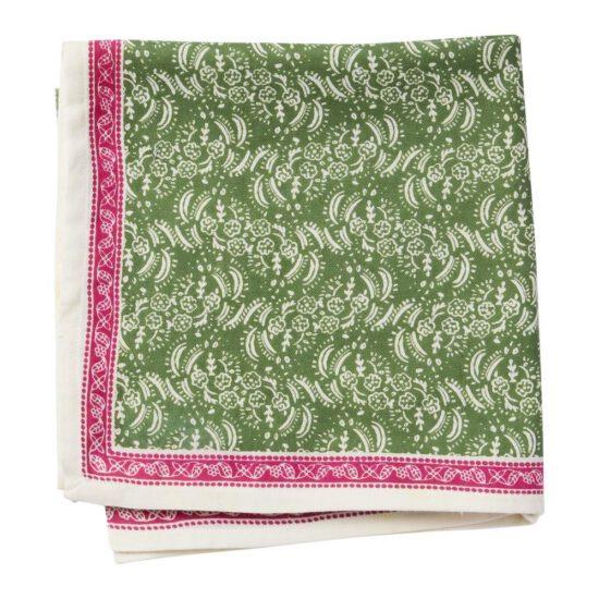 FOULARD BANDANA VERT HERBE