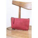 POCHETTE CUIR MINI TOMATE