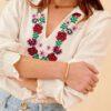 BLOUSE SEA ECRU