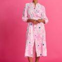 ROBE LILIES PINK