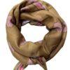 FOULARD LION OLIVE*