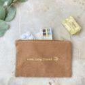 POCHETTE MADELEINE CAMEL - MAISON JEANNE