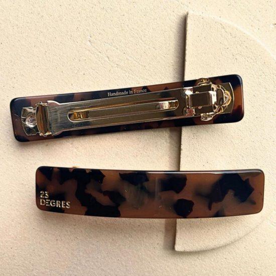 BARRETTE CLIC CLAC MARRON -  23 DEGRES