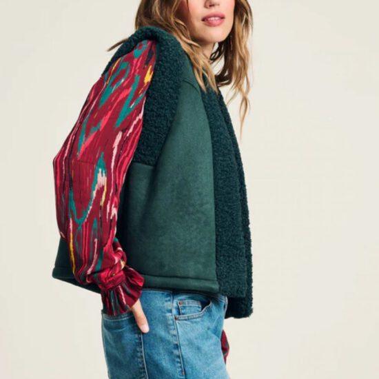 GILET LAMMY GREEN