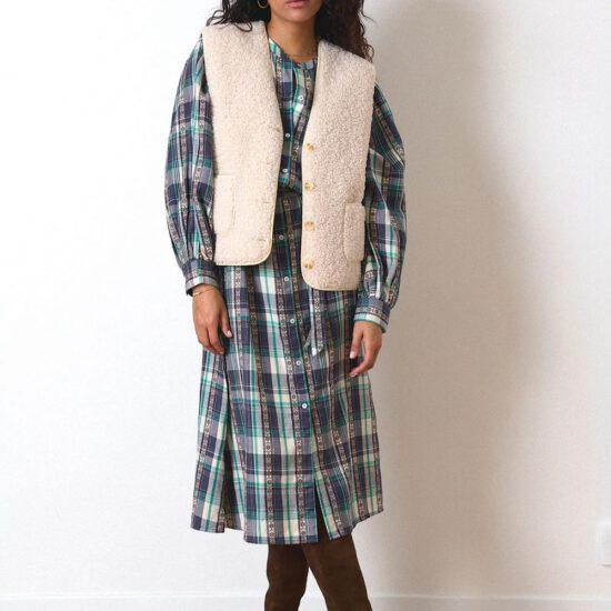 VESTE POLA ECRU