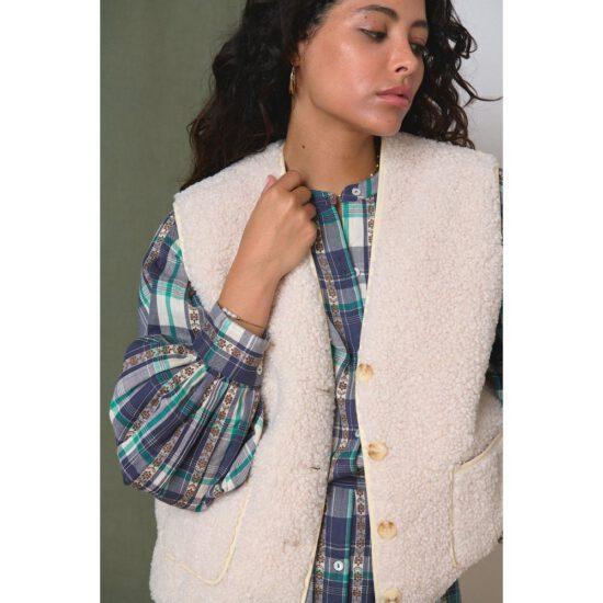 VESTE POLA ECRU – Image 3