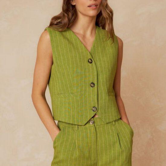 GILET GERALDO VERT