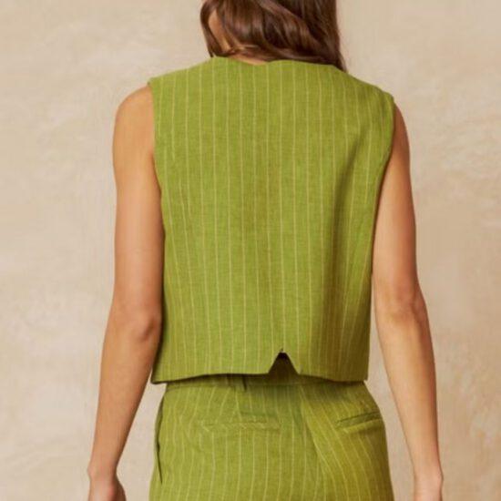 GILET GERALDO VERT – Image 3