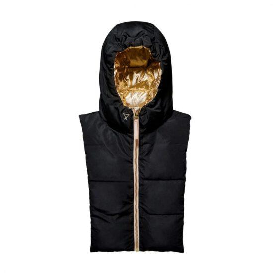 CAPUCHE DOUDOUNE DORE & NOIRE - FUDOON – Image 3